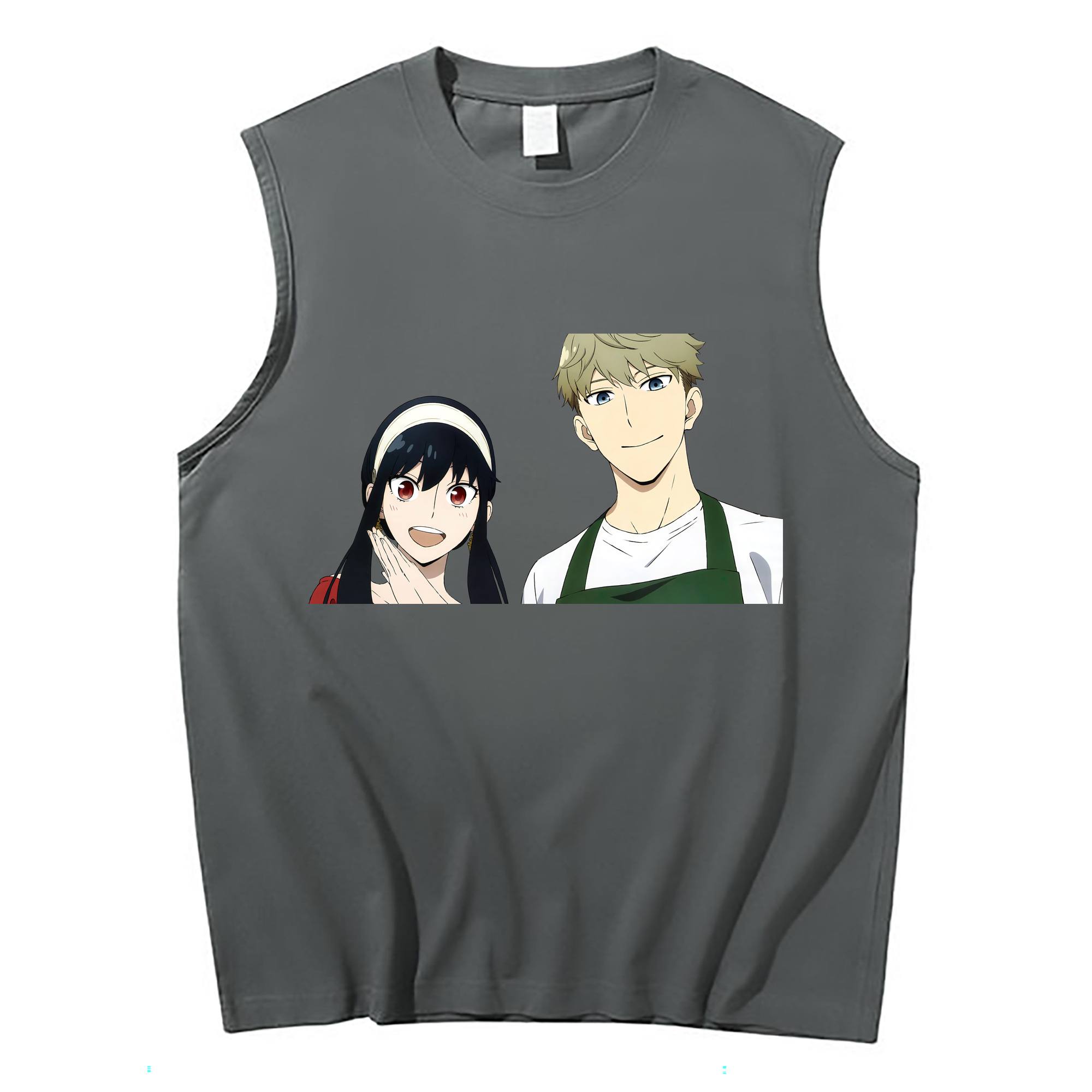 （画像用） SPY×FAMILY间谍家家酒 コットン100％タンクトップ（フロントプリント）